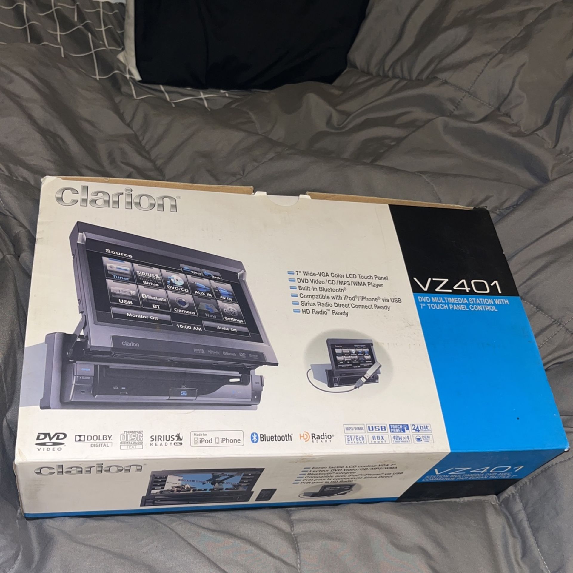 Clarion Vz401 In dash Touch Screen