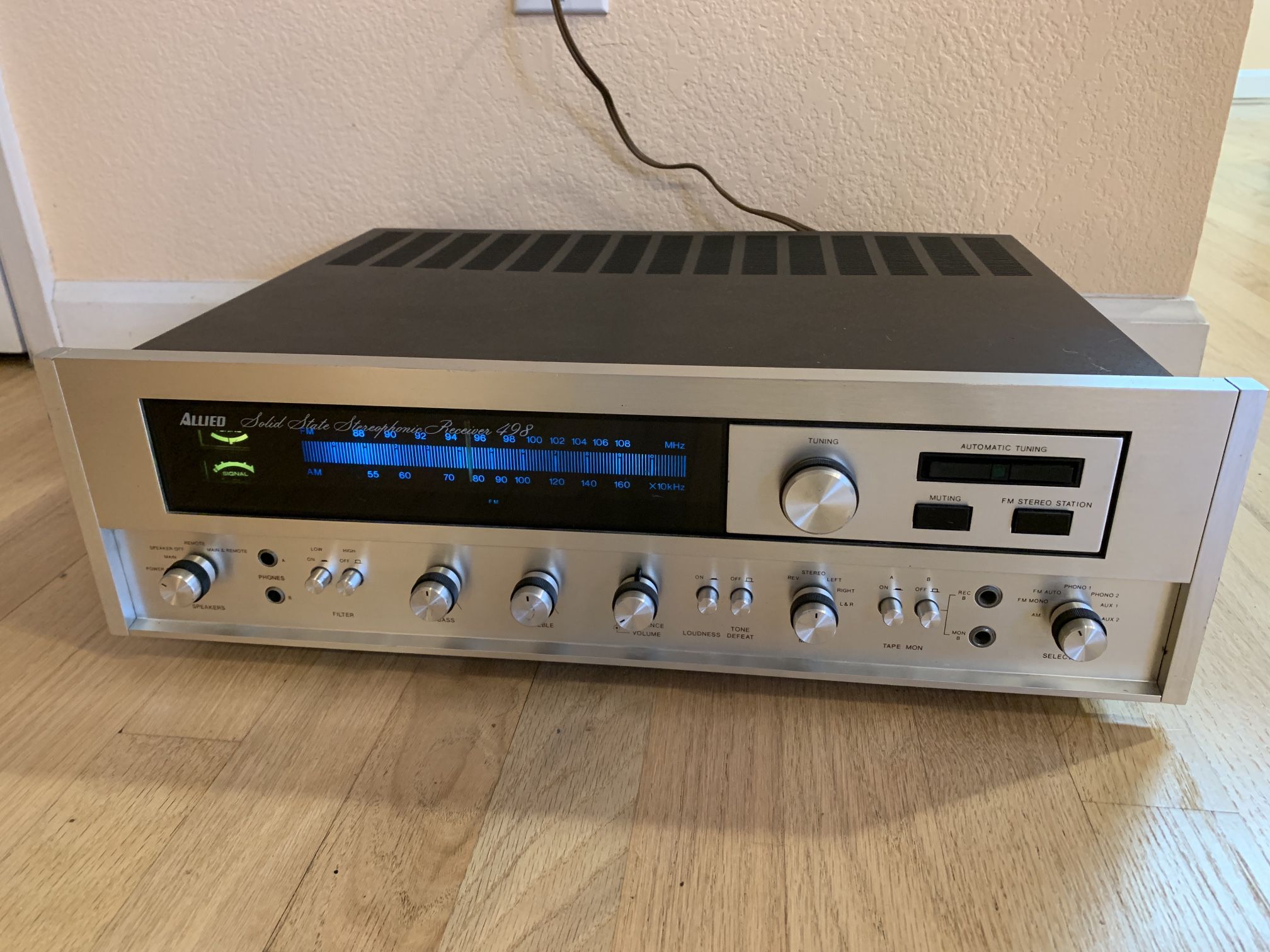 Allied 498 Stereo Receiver (Pioneer SX-2500) with Phono