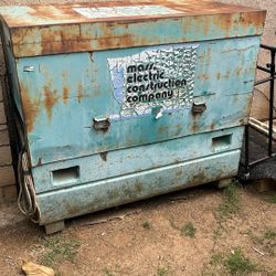 Metal Storage Bin On Wheels