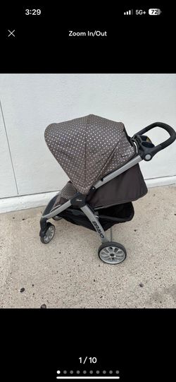 Chicco Bravo Stroller Quick Fold Parent Friendly Design Removable Seat BlackGrey