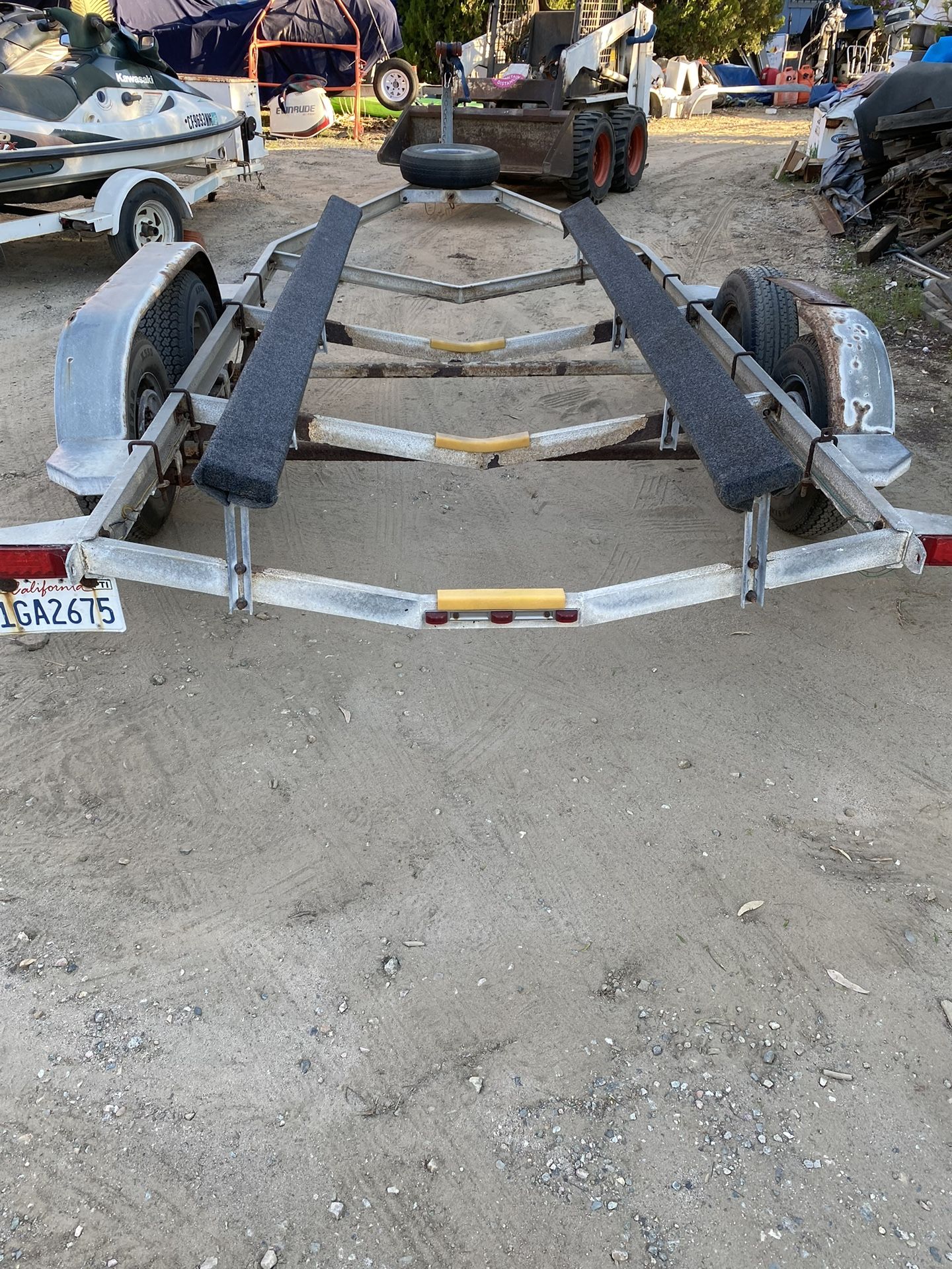 Pacific Galvanized Tandem, Axle Boat Trailer