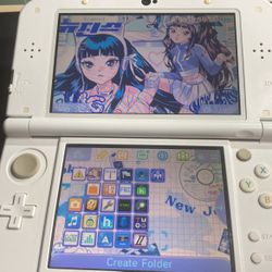 New Nintendo 3DS XL White Mod In Good Condition With 128gb SD Card.