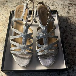 Silver Sandal Size 9
