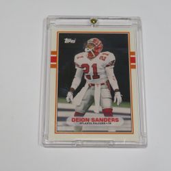 Deion Sanders 1989 (Rookie) Football Cards (Topps & NFL Pro Set) - Mint!!!