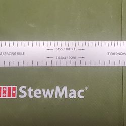 StewMac 0673 String Space Rule - Luthier Guitar Repair Tool