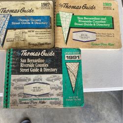 Vintage Thomas Guide Map Books