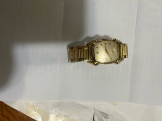 Vintage Gold-Tone Dress Watch