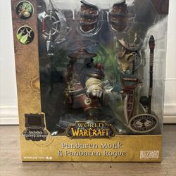 World Of Warcraft Red Pandaren Monk & Rogue Platinum