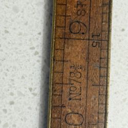 Antique/Vintage Stanley Folding Ruler 