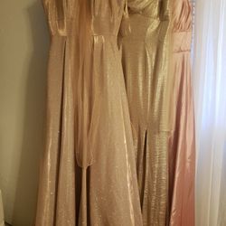 Rose Gold Glitter Dress