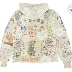 demin tears Mxxxxxx X saint hoodie