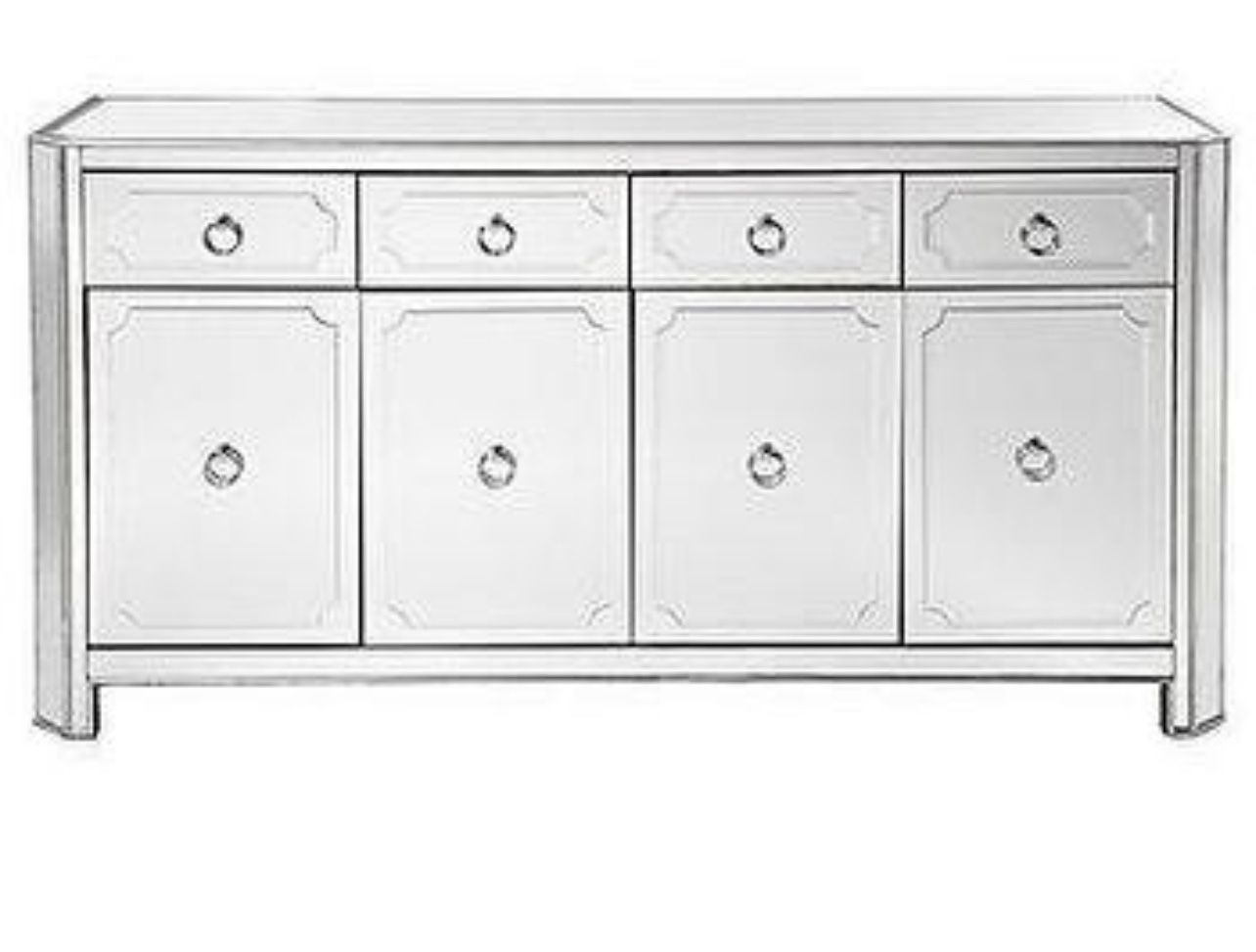 Zgallerie Mirrored Console Buffet 