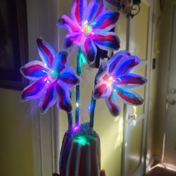Flores Sintéticas con luces