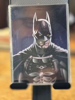 Batman Card Signed By Artist (rare)