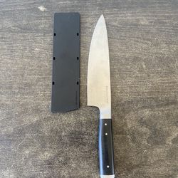 KitchenAid 8” Japanese Steel Blade Chef Knife W/Blade Cover