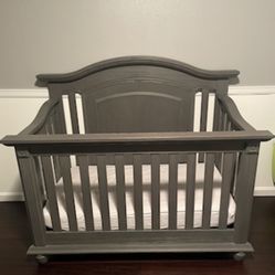 Baby Oxford Gray Crib 