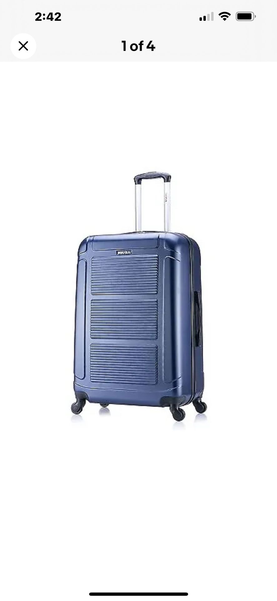 Luggage InUSA Pilot Lightweight Hardside Large 28”