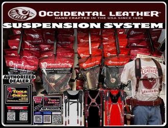 Occidental leather suspenders
