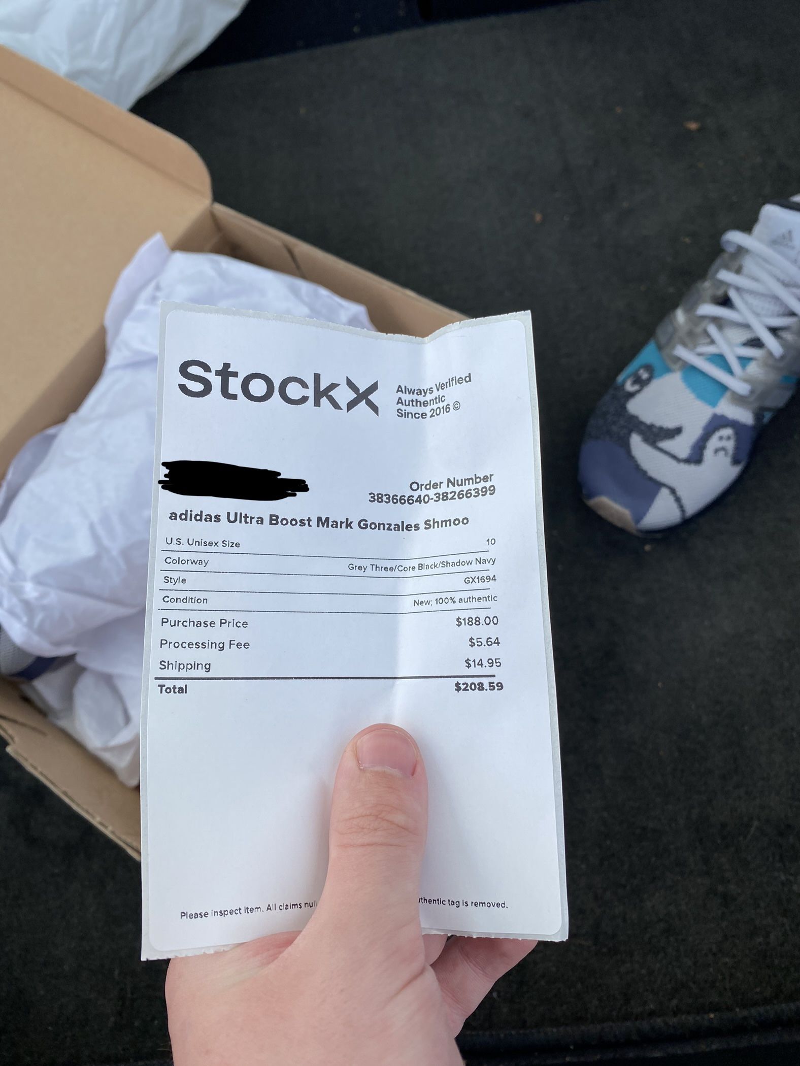 Adidas Mark Gonzales x Ultra Boost 'Shmoo