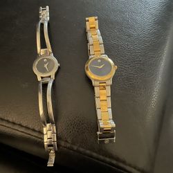 2 Women’s Movada Watches