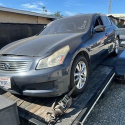 Infiniti G37 parts parting out