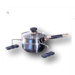 Stainless Steel Pot With Safety Guard