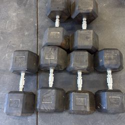 Hex Dumbbells 80,95 And 100 Lbs Sets