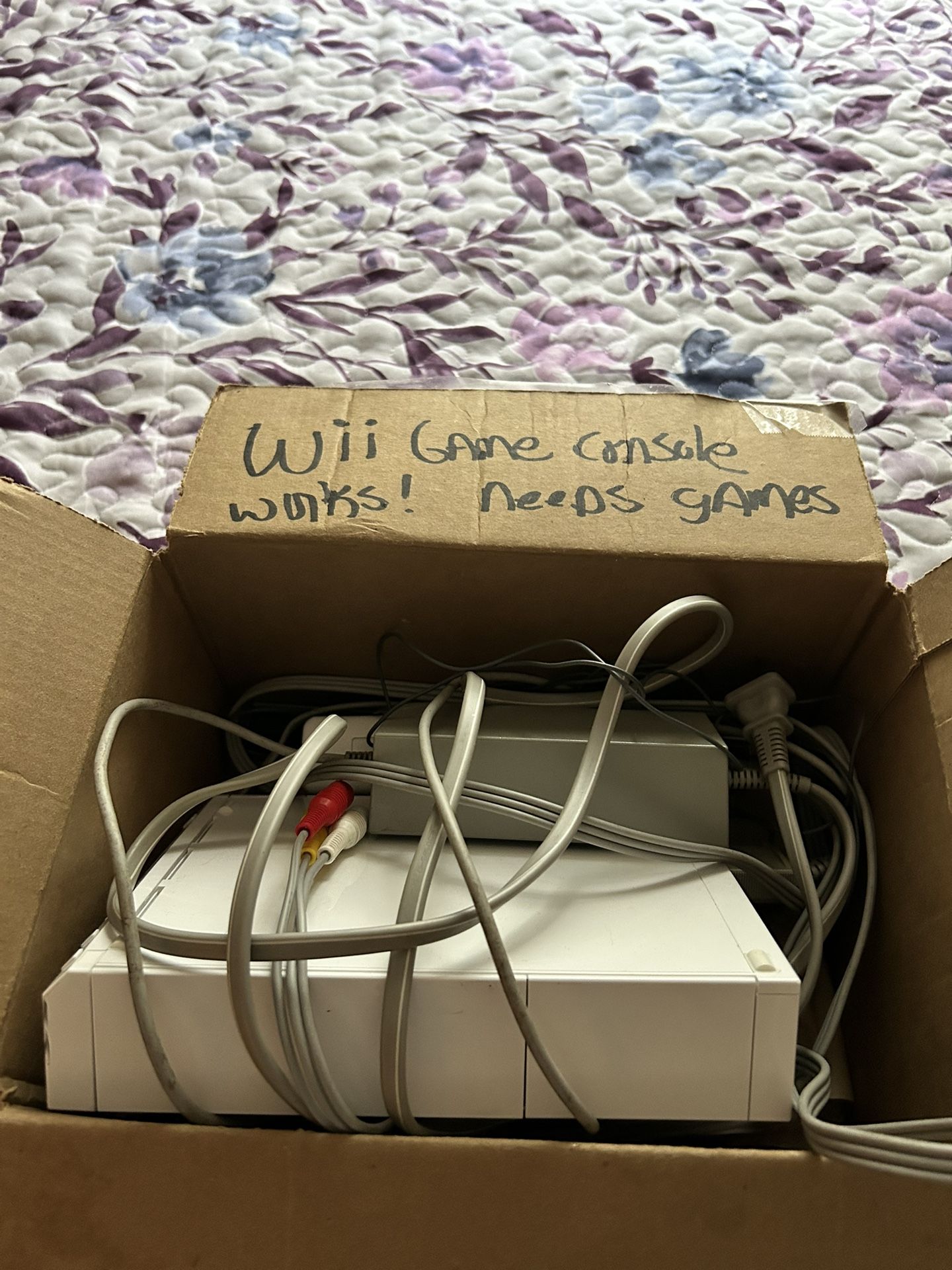 WII GAME. Needs Games. Works Fine.