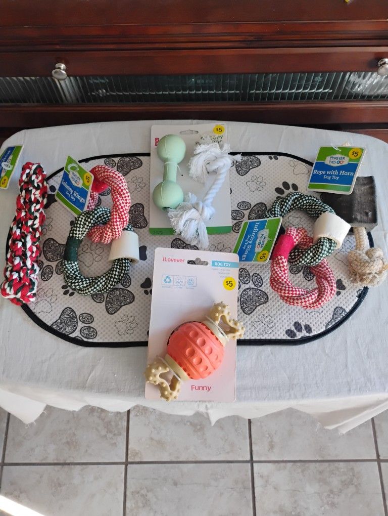 dog toys $5 each