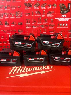 Milwaukee M18 RedLithium XC5.0 Batteries