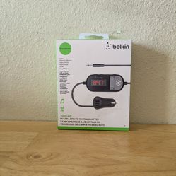 belkin.  Tune Cast  In - Car 3.5mm to FM Transmitter 