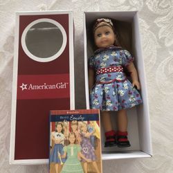 American Girl Emily Bennett 6” Mini Doll & Book w/box