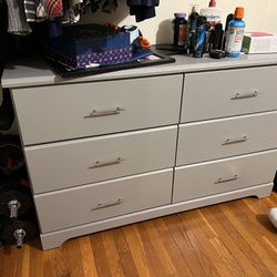 Grey 6 Drawer Dresser