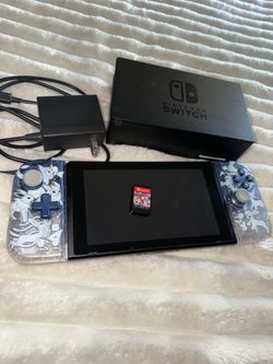 Nintendo switch with pokemon joycons