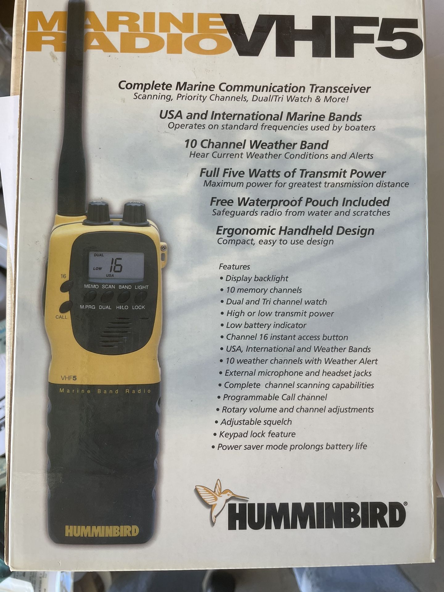 Hummingbird Set Of 2 VHF5 Radios