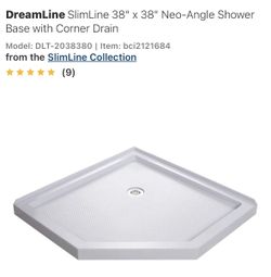 DreamLine SlimLine Neo-Angle Shower Pan