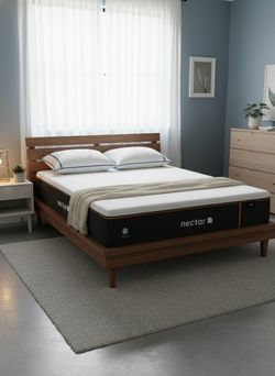 Queen size memory foam gel mattress new nectar brand