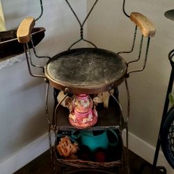 Metal Antique Barber/Shoeshine Chair