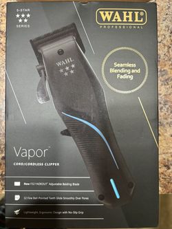 Vapor cordless clipper