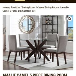 Dining Table With 4 Chairs