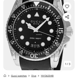 Gucci watch Men’s dive watch BRAND NEW IN THE BOX