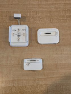 iPod 30-Pin Dock and Belkin cables