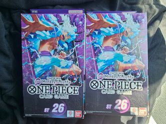 Bandai One Piece Card Game Starter Deck Purple Black Monkey D. Luffy ST-26