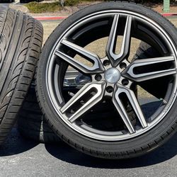 19" Vossen HF1 wheels 5x114.3 rims Tires Lexus Mazda Acura Hyundai Kia Scion Honda