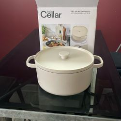 The Cellar 2 Piece 6 Qt Round Casserole