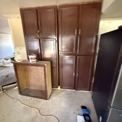 FREE CABINETS Wood Large Kitchen Pantry Storage