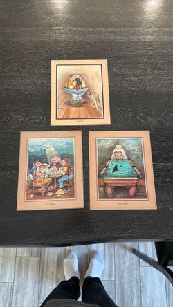 Gary Patterson Trio Of Prints 