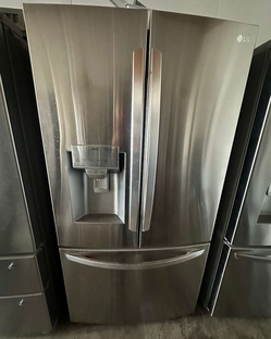 LG French Door Fridge – Stainless, Ice & Water