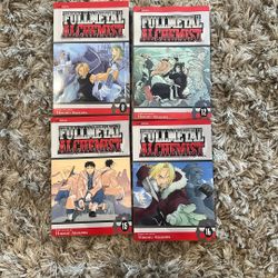 Full Metal Alchemist Manga Books 8,12,15,16