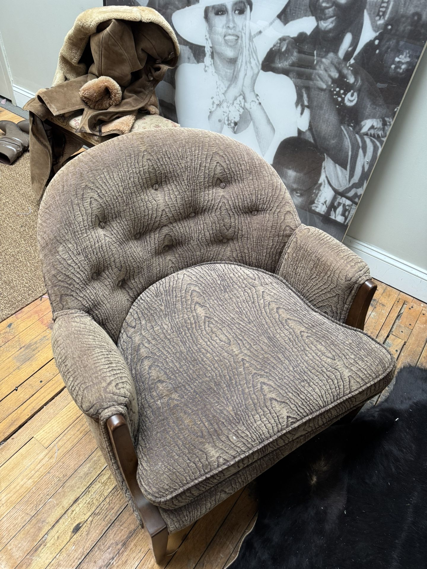 Zebra Print Vintage Chair